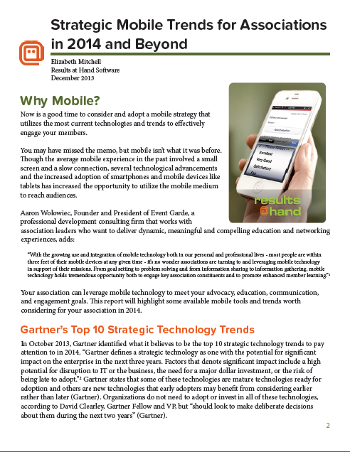 Mobile Trends in 2014 White Paper